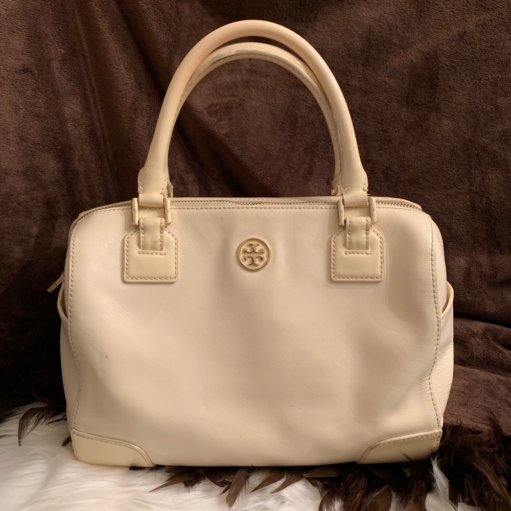 TORY BURCH  Beige Leather Handbag